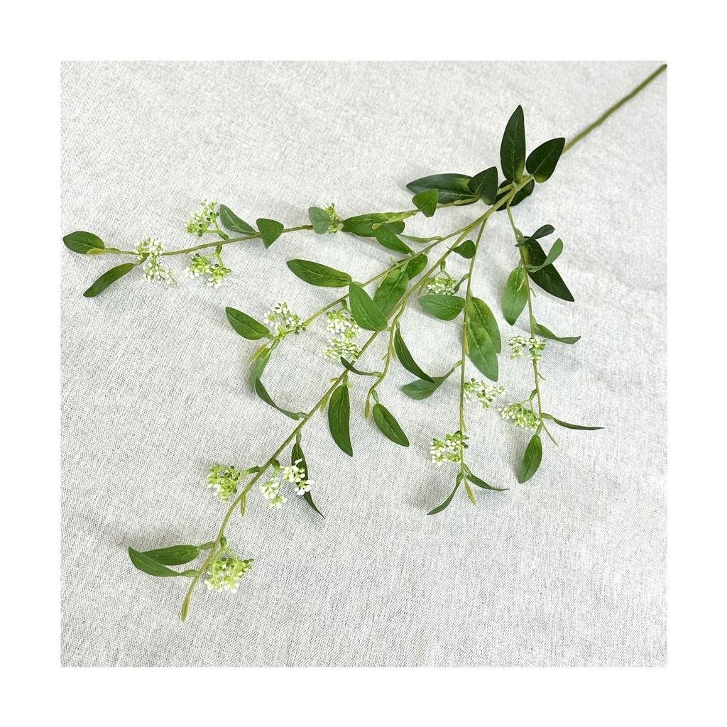 Wedding Celebration Artificial Wintergreen Leaves With Pearl Accents For Photography And Gifts