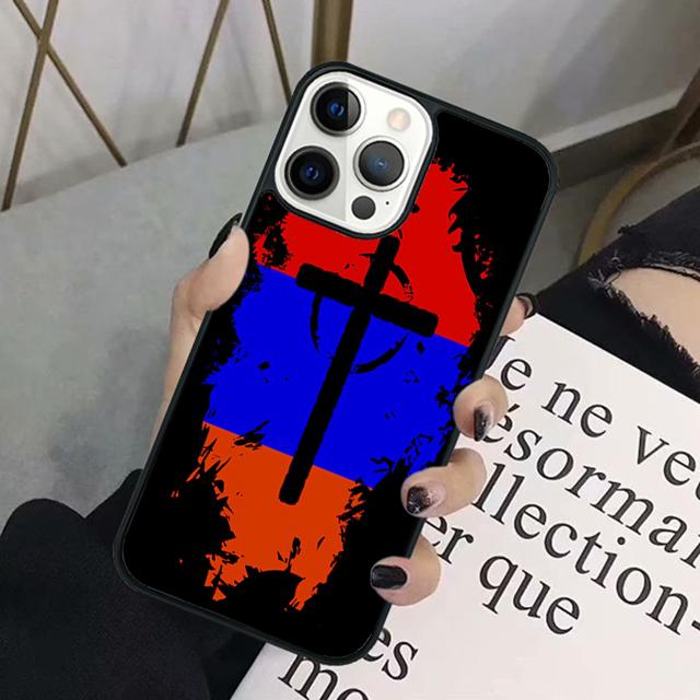 Armenia Armenian Flag Mobile Phone Cases Cover For iPhone 17 Air 16 15 14 12 13 11 Pro MAX apple Plus SE2020 Coque