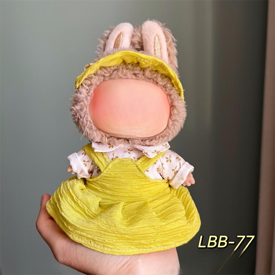 Nadaje się tylko dla 17cm Labubu Cloth, lalek winylowych, pluszaków i innych ubrań do noszenia