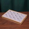 Fashion 12 Slots Bracelet Display Tray Wooden Ring Bangle Earrings Jewelry Storage Rack Holder Organizers Counter Showcase Props