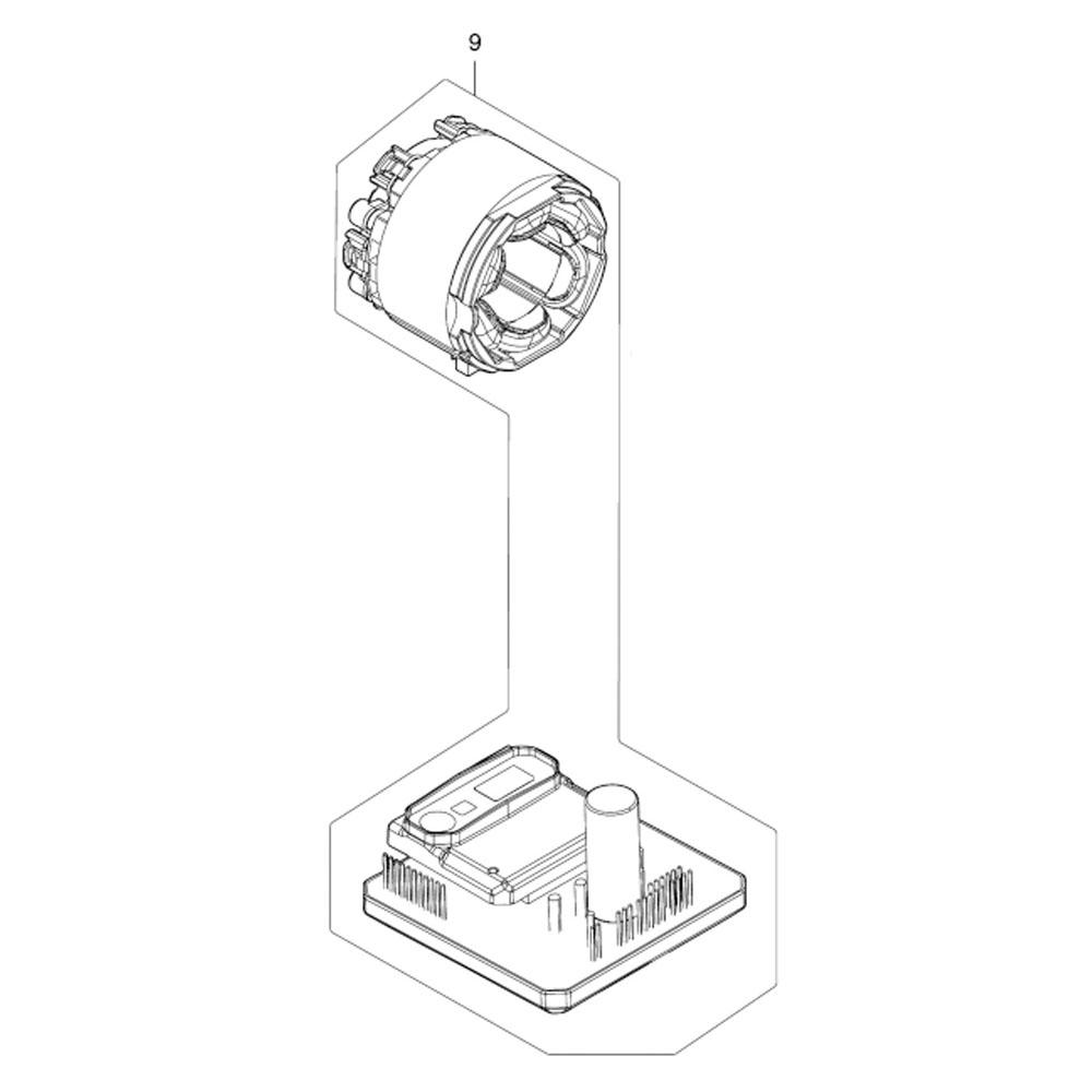 

Статор Makida 629476 8 в сборе DF001G HP001G