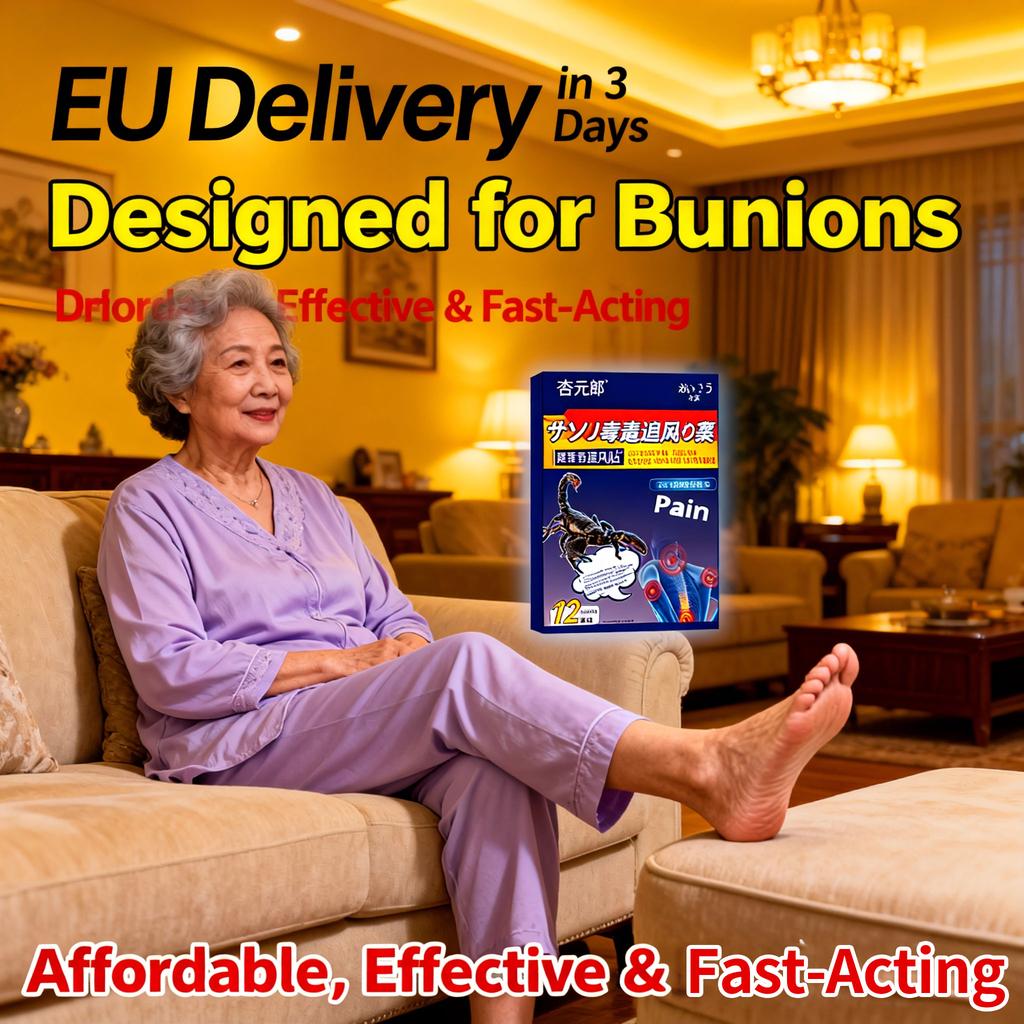 Calming Herbal Formula Bunion Patch - Organic Skin-Safe Foot Care