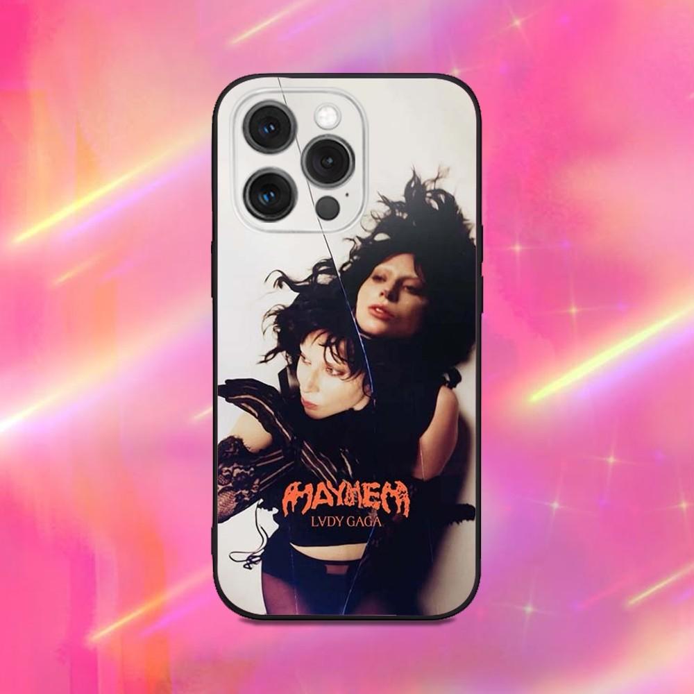 

Mayhem L-Lady G-Gaga Phone Case For iPhone 16,15,14,13,12,11,Pro,Max,Plus,X,XS,XR,SE,8,7,Mini,Soft Silicone Black Case iPhoneXR