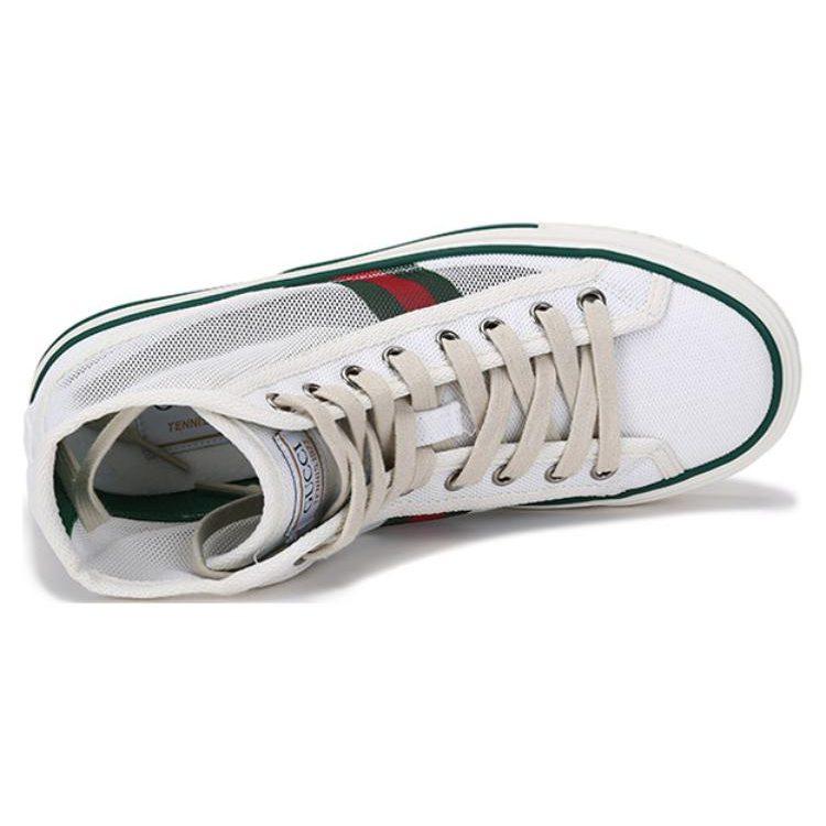 Gucci Wmns Tennis 1977 High 'White Green Red' Women's 663579 2WB10 9070