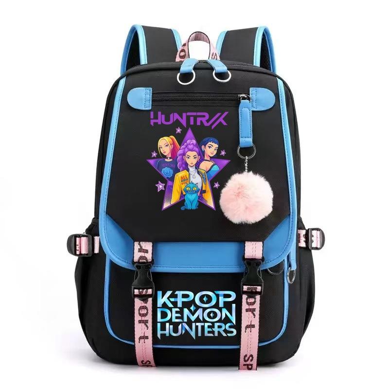 Witch Hunters Printed School Bag College Wind Large Capacity Junior High School Student Backpack