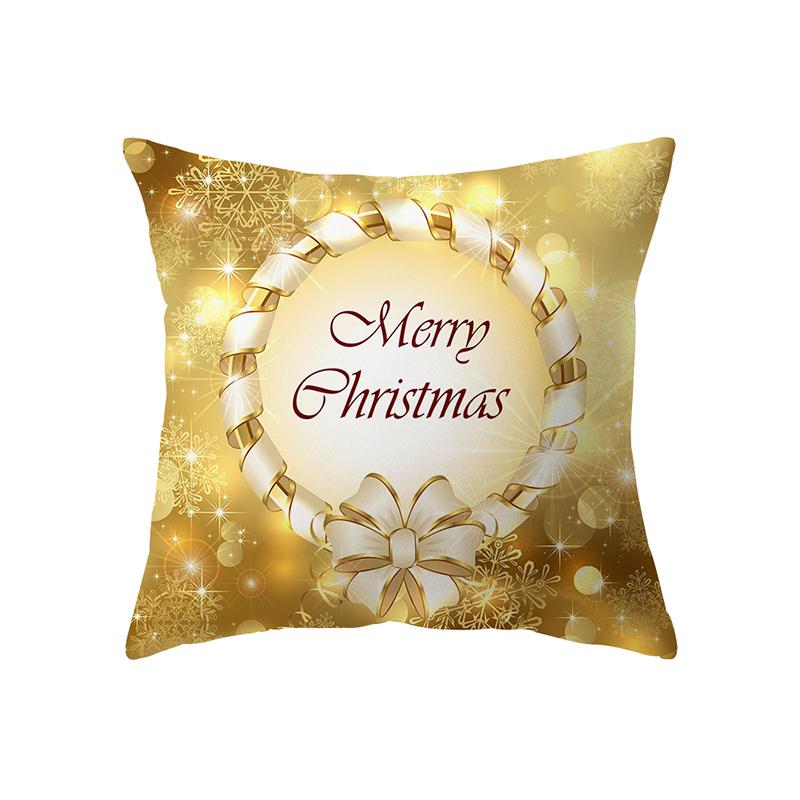 Vánoční téma Vánoční dekorace Vzor tisku Potah na polštář Domů Obývací pokoj Dekorace na pohovku Potah na polštář