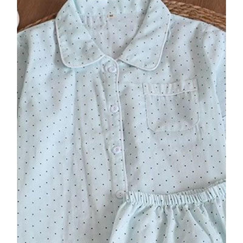 100% Cotton Gauze Pajamas Set Women Thin Breathable Long Sleeve Pants Loungewear
