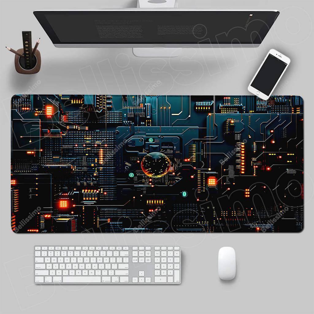 Innen Motherboard Leiterplatte Mauspad Dropshipping Große Spielmatte Gaming Benutzerdefinierte Matte Gamer Büro Mauspad Großhandel Schreibtischmatte