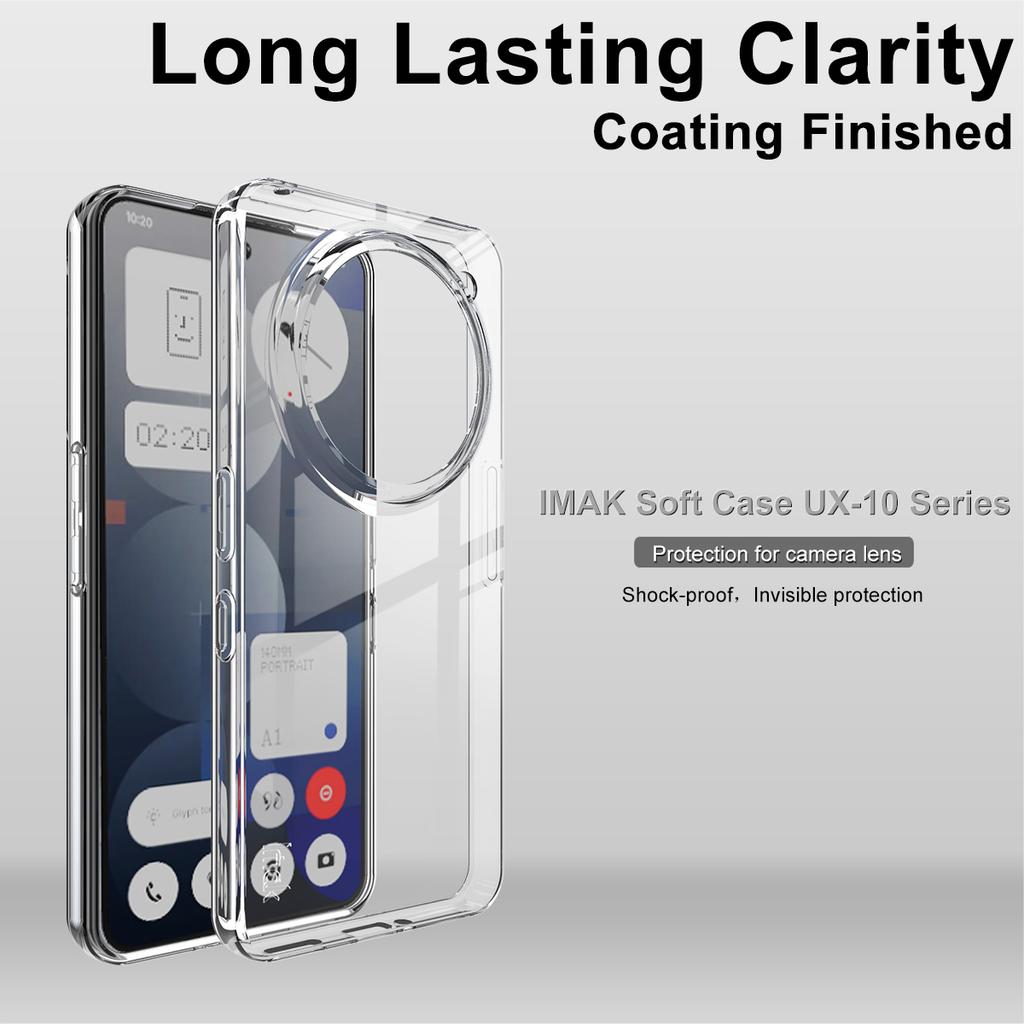 For Nothing Phone 3a Pro 5G Phone Case IMAK Soft Slim Case UX-10 Series