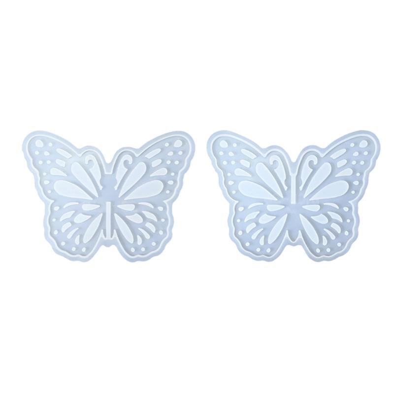 Food Grade Silicone Hollow Butterfly Incenses Holder Mold Incenses Pendant Crafting Mold For DIY Craft Home Decors