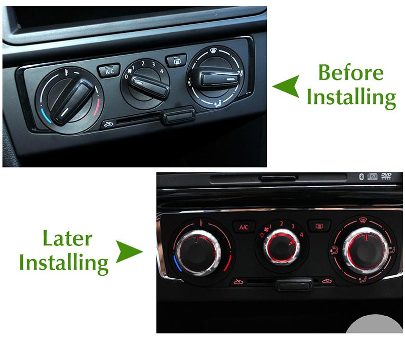 Air Condition Heat Control Switch Knob Ac Knob Fit For Vw Jetta Mk5 Golf 5 Tiguan Touran Passta B6 B7 Fit For Skoda Octavia A5