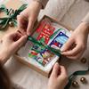 DIY Art Craft Kits 4PCS Christmas Theme Diamond Painting Bookmarks, Creative Kits, Crafts for Beginners Stress Relief Portable Book Markers