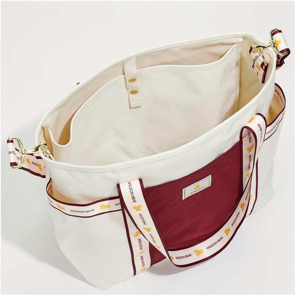Wilson Tennis Racquet Bag BEAR JPN COLLECTION TOTE 2025 Wine Red