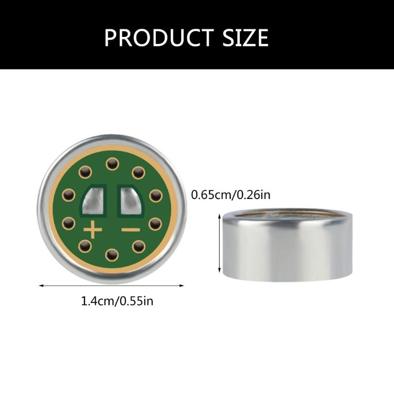 Conference Electret Condenser Microphone Pickup Unidirectional Condenser Microphone Cores for Clear Sound Capture