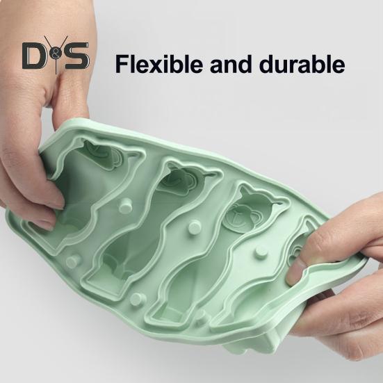 Alpaca Ice Mold Silicone BPA-Free Easy Release Ice Pop Mold Reusable Soap Candle Mold DIY Ice Cream Maker for Home Kitchen Outdoor Travel Dining