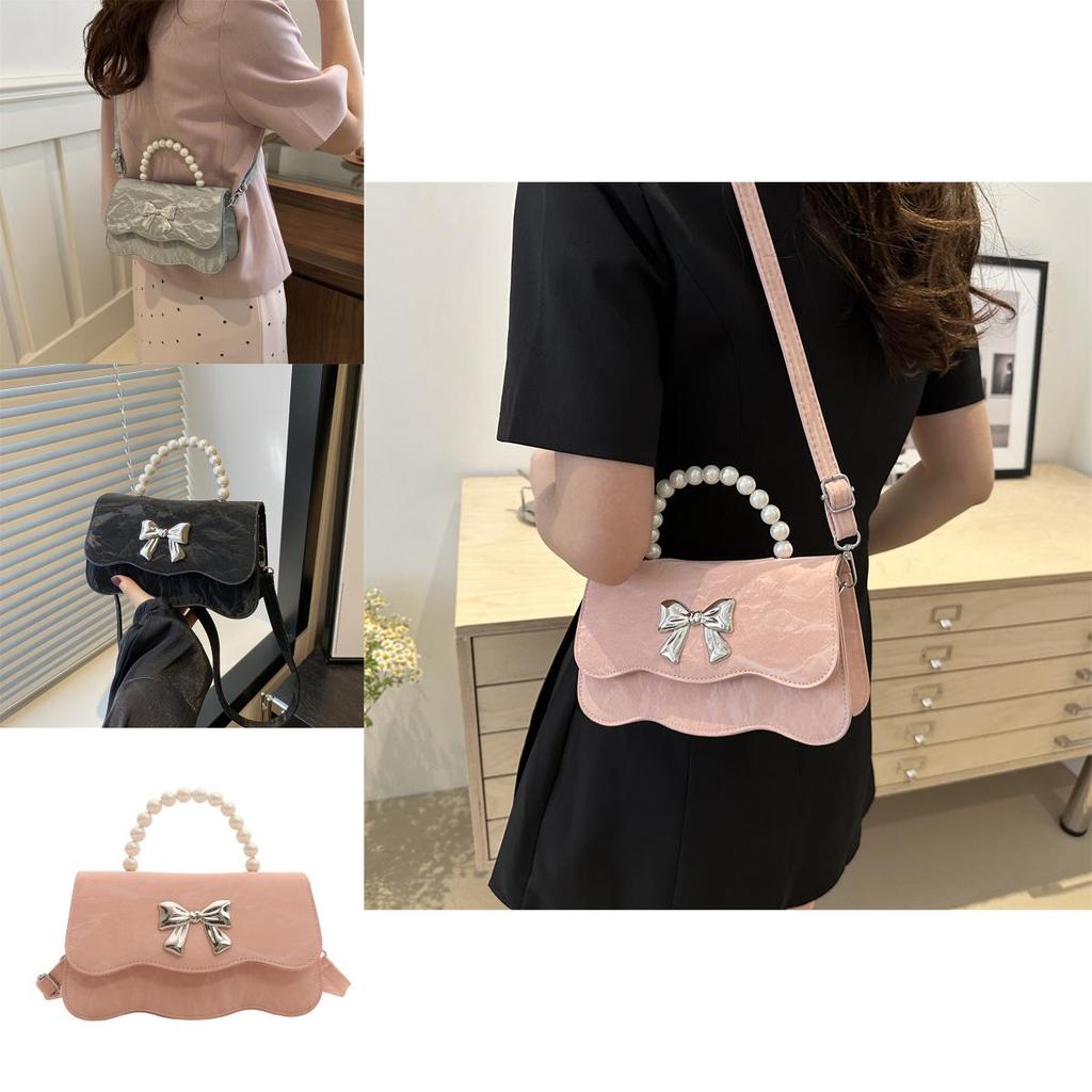 Fashionable Pu Leather Handbag Trendy Street Style Small Square Bag For Daily Use