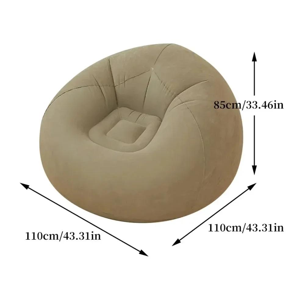 Velké líné nafukovací sedací křesla PVC lehátko Sedací vak Sedací souprava Pouf Puff Gauč Tatami Obývací pokoj Zásobování