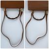 OLD GUCCI Bamboo 2way Handbag Shoulder Crossbody Bag Top-Handle Brown Gold Hardware Leather