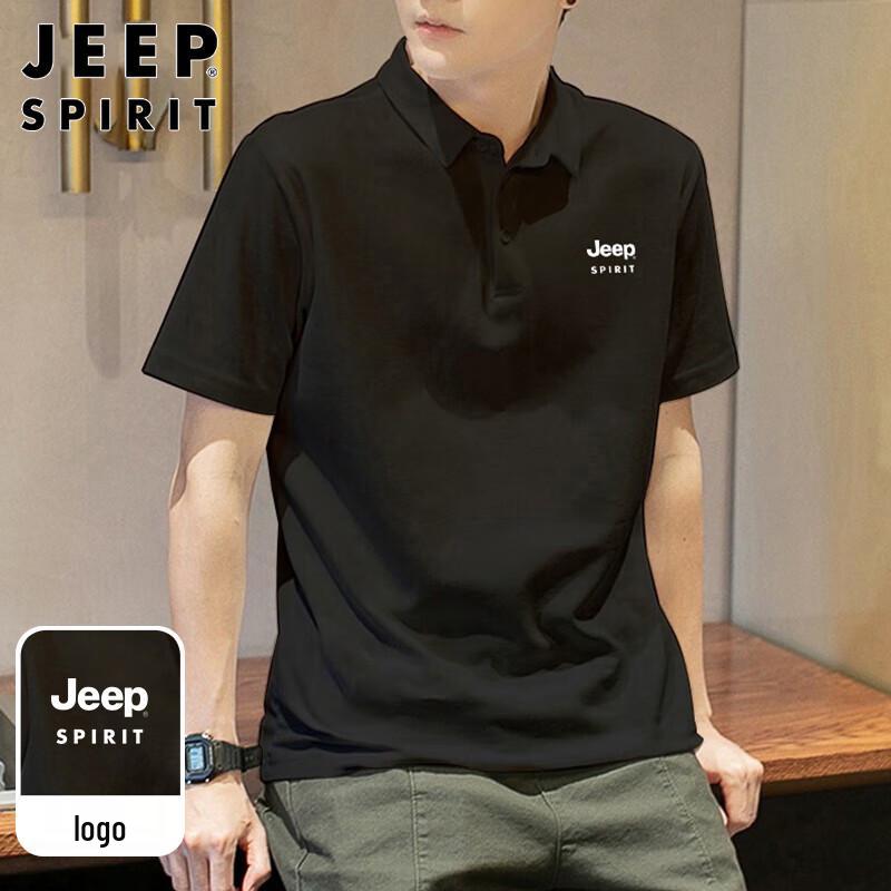JEEP SPIRIT Men s Ice Silk Quick-Dry Polo T-Shirt XL