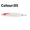 Luminous Finish Jigging Lure Laser Paper Coated Trolling Lure Slow Sinking Lure  Trolling Fishing