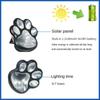 Solar Cat Paw Light Outdoor Creative Animal Paw Decorative Light Garden Patio Waterproof Lawn Lights