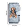 Tribal Tiger Lady Pattern Wallet Stylish Casual Long Purse Portable Card Holder