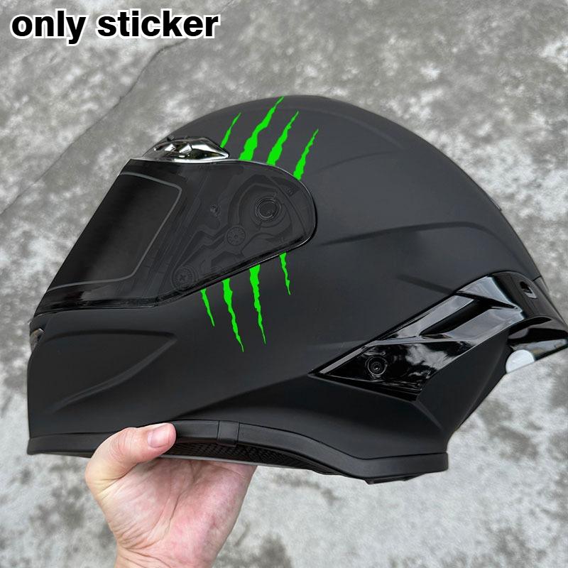 1PC Ghost Claw Motorcycle Helmet Stickers Waterproof for Motorbike Fuel Tank Electric Scooter DIY Decorative Vinyl Decals
