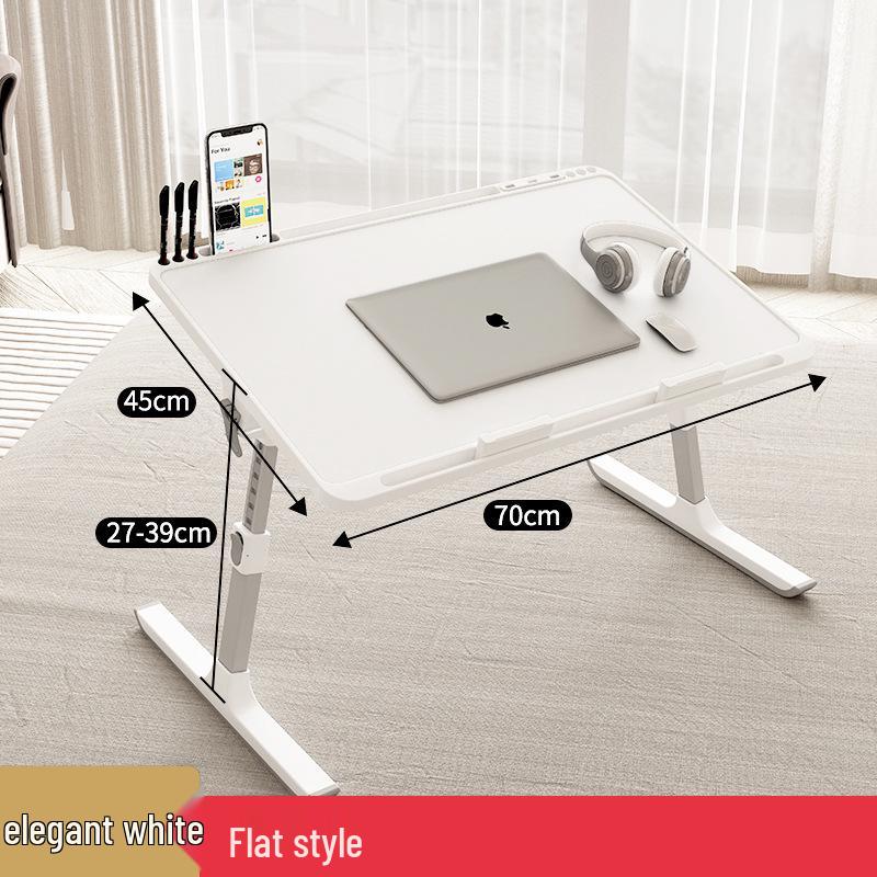 Foldable Adjustable Bedside & Laptop Desk for Dorm Study