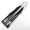 2Pcs for Volkswagen VW R RLINE Polo Golf Jetta Beetle Tiguan Touran Passat T-Roc CC Car Side Fender Strip Sticker Modification