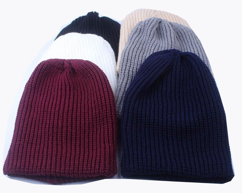Men Women Warm Winter Knited Beanies Skull Hippop Bandana Slouchy Oversized Cap Sport Hat Unisex Bonnet