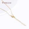 18K Gold Plated Brass Metal Oval Shape Thin Chains Necklace For Jewelry Making Supplies DIY Accessories