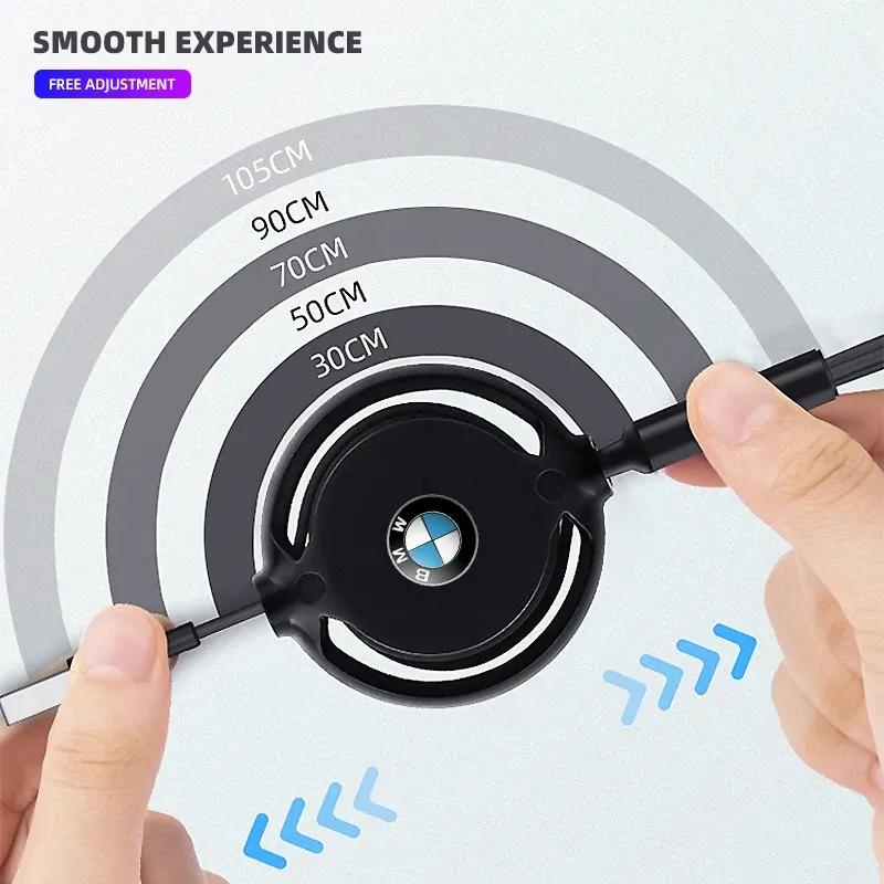 Car Mounted Telescopic Three In One Mobile Phone Charger For BMW G30 G32 G01 G02 G05 G06 G07 G26 G23 G22 F40 F20 G08 G16 G15