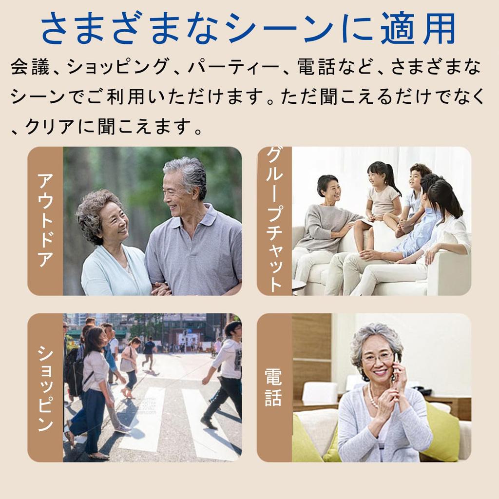 Vimaydo Hearing Amplifier [2025 Upgraded Version] Hearing Amplifier for Seniors, Behind-the-Ear, Binaural, USB Rechargeable, 2 Modes, 4 Volume Levels,