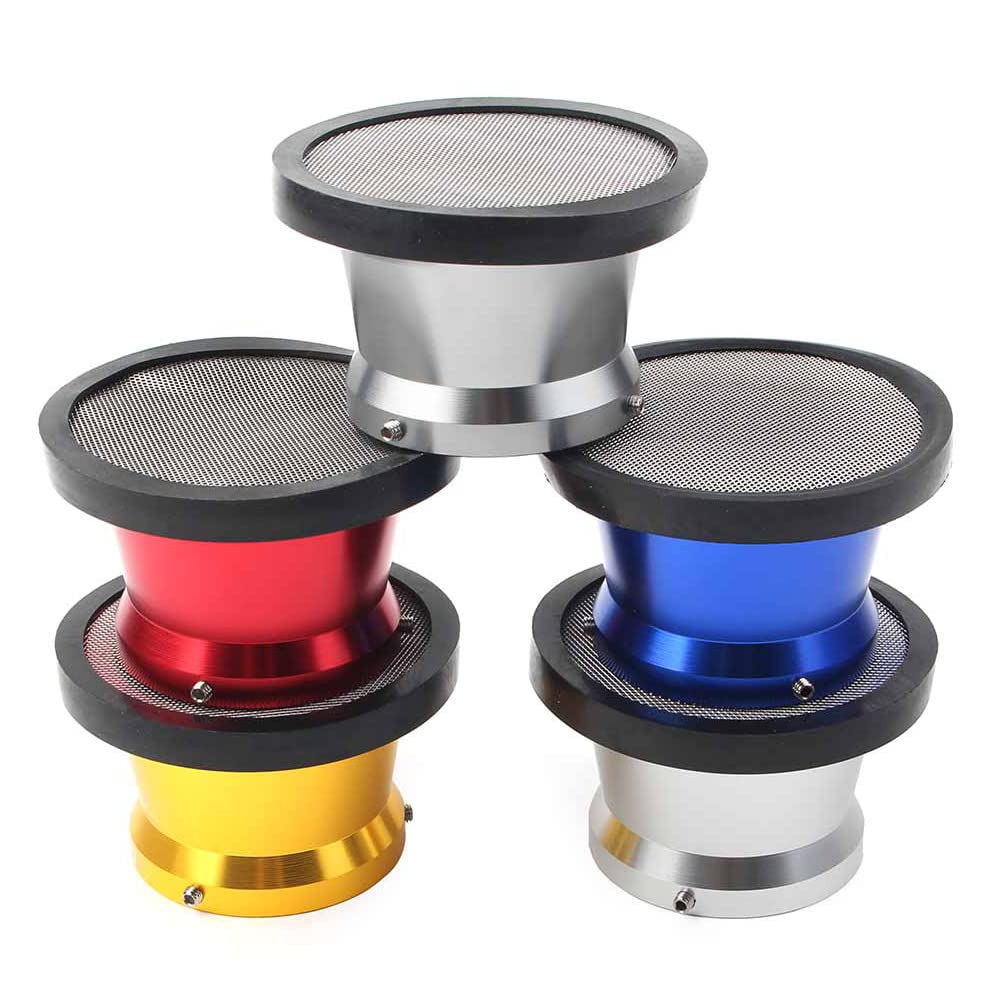 GZYF Titanium 50mm Motorcycle Carburetor Funnel Speed Stack Air Filter Horn Cup with Net
