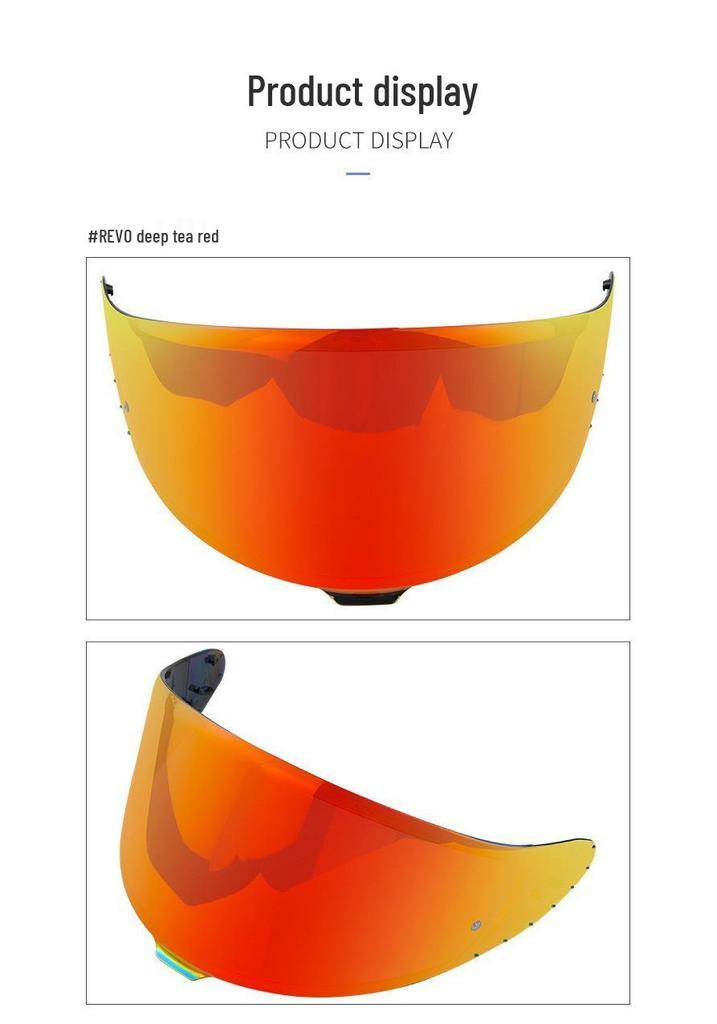New Anti-UV Motorcycle Helmet Visor for RF1400, X15, NXR2, CWR-F2, and Z8