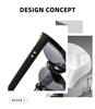 A Pair of Half Frame Cat Eye Sunglasses Small Frame Plain Face Personalized Street Po Sunglasses