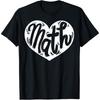 Math Teacher Student Love Valentine's Day Cotton Men T Shirt