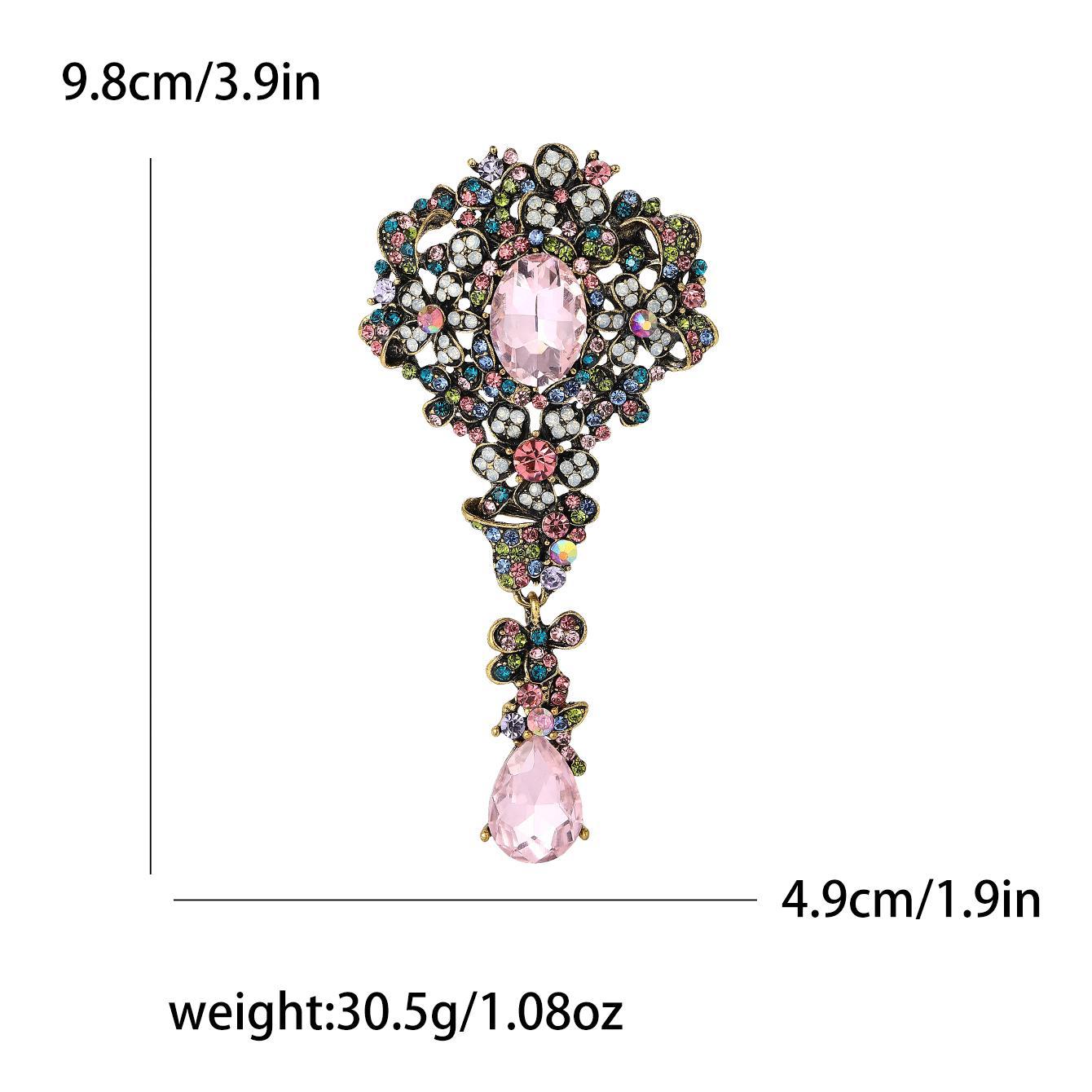 

Винтажный сплав горный хрусталь суд кулон брошь мода креативное женское платье шаль брошь украшение булавка