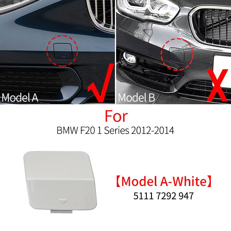 For BMW F20 Car Front Bumper Tow Hook Cover Cap Black White For BMW 1 Series 116 118 120 125i 2012-2018 51117292947 51117387170