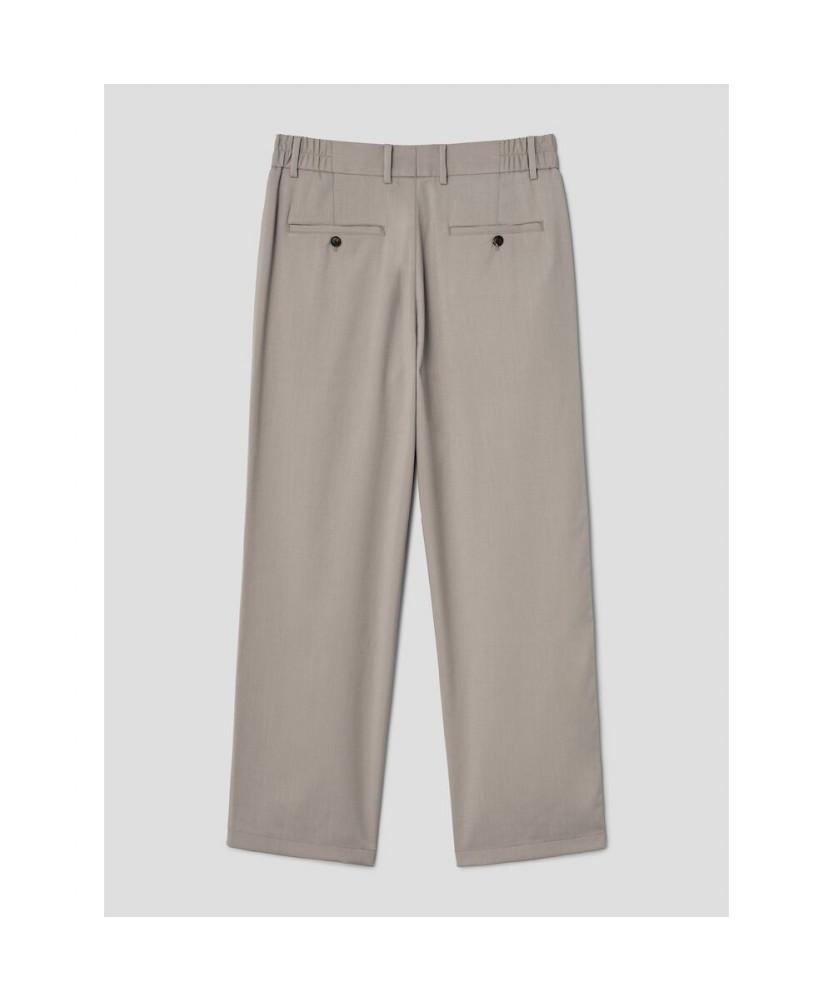 Shift G Wool Blended Semi Wide Slacks Beige