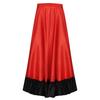 Mädchen Spanischer Stiertanz Rock Großer Schwung Flamenco Kostüm Rüschensaum Rock Bauchtanz Performance Rock