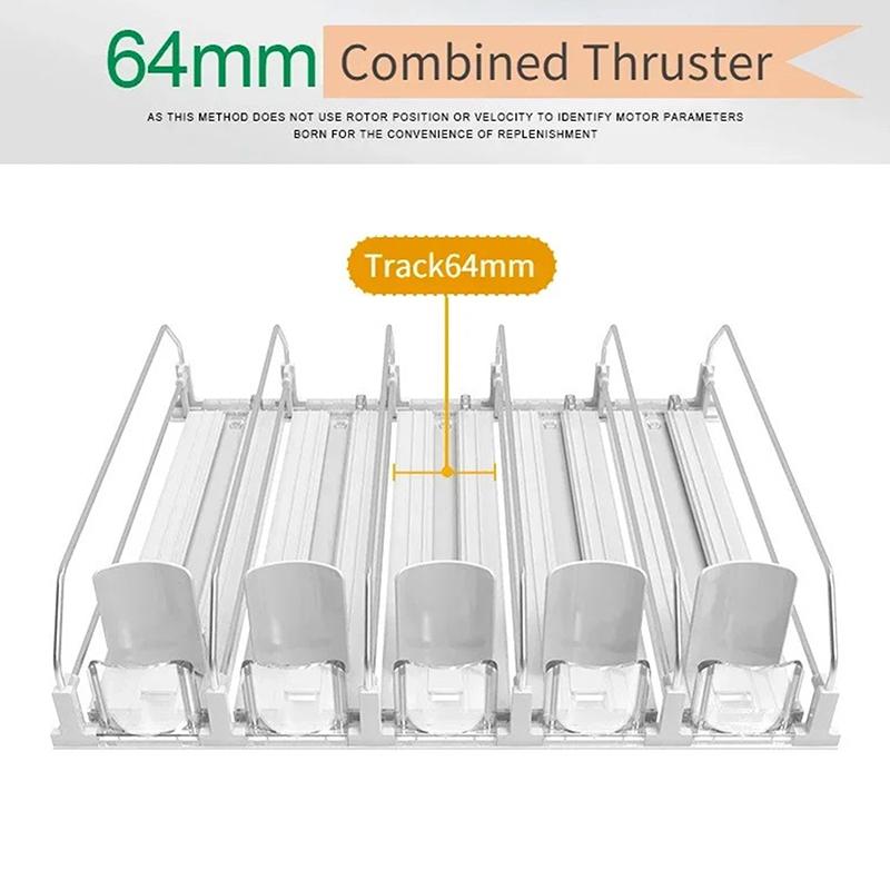 Supermarket Shelf Beverage Thruster Dispenser Storage for Soda Can Self-Pushing Drink Kitchen Counter Organizer Fridge Shelves
