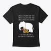 I Will Speak For Autism Elephant 2019 Summer Tshirts For Unisex Funny Short Sleeve Cotton Tshirts