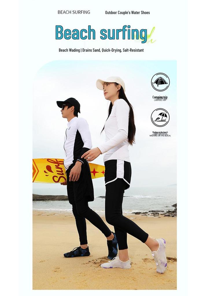 Cross-Border Quick-Dry Five-Finger Wading Shoes for Men & Women - Ideal for Beach, Swimming, Yoga, Fitness, and Snorkeling.