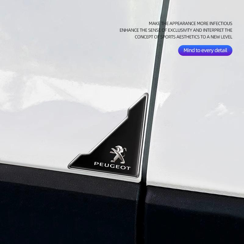4Pcs Car Door Anti-scratch Sticker Auto Protective Decals For Peugeot 5008 408 308 Landtrek 208 2008 3008 Rifter 508 e-Expert