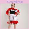 Enchanting Cosplay Christmas Princess Dress Little Red Riding Hood For Adults
