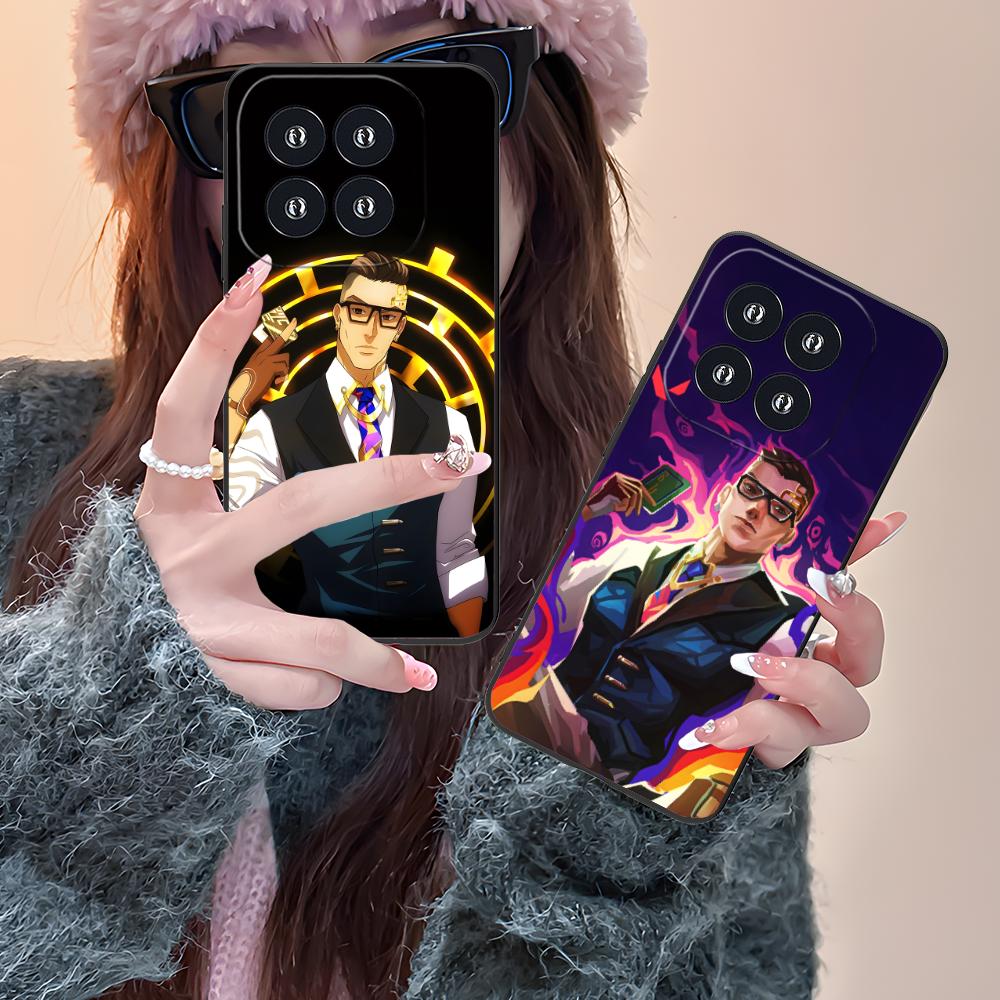 Valorant Chamber Mobile Phone Case for Xiaomi 15 14 13 12 Mi 11 T Ultra Lite Pro S X 5G Colour Protective Pretty Luxury Cover