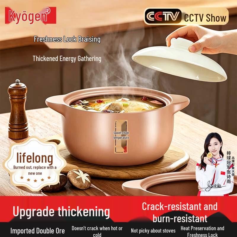 Jingyan High-Temperature Claypot Casserole 5L
