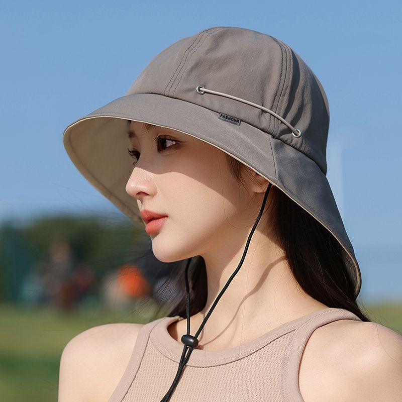 

Капелюх Жіночий Весняно-Літній Захист від Сонця Солом яний Капелюх Захист від УФ-променів Новий Капелюх-Відро Солом яний Капелюх ONE SIZE