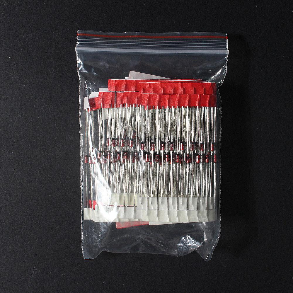 140/200/250PCS 1W Zener Diode Kit 3V~33V Electronic Components 10 14 25 Values Diy Assorted Set 3.3V 10V 3.9V 12V 4.7V